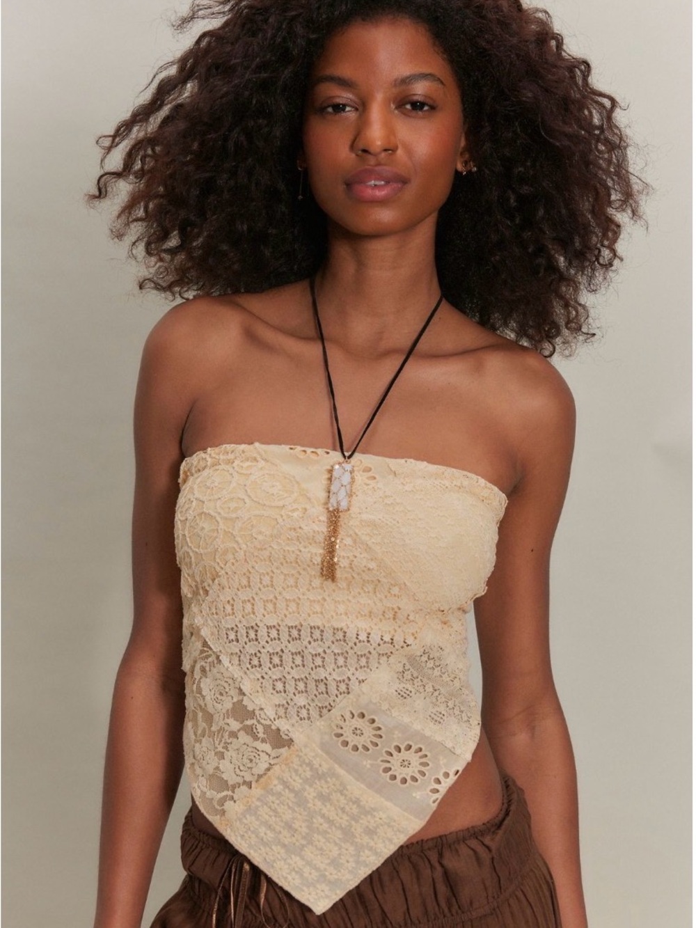Free People handkerchief tube top
